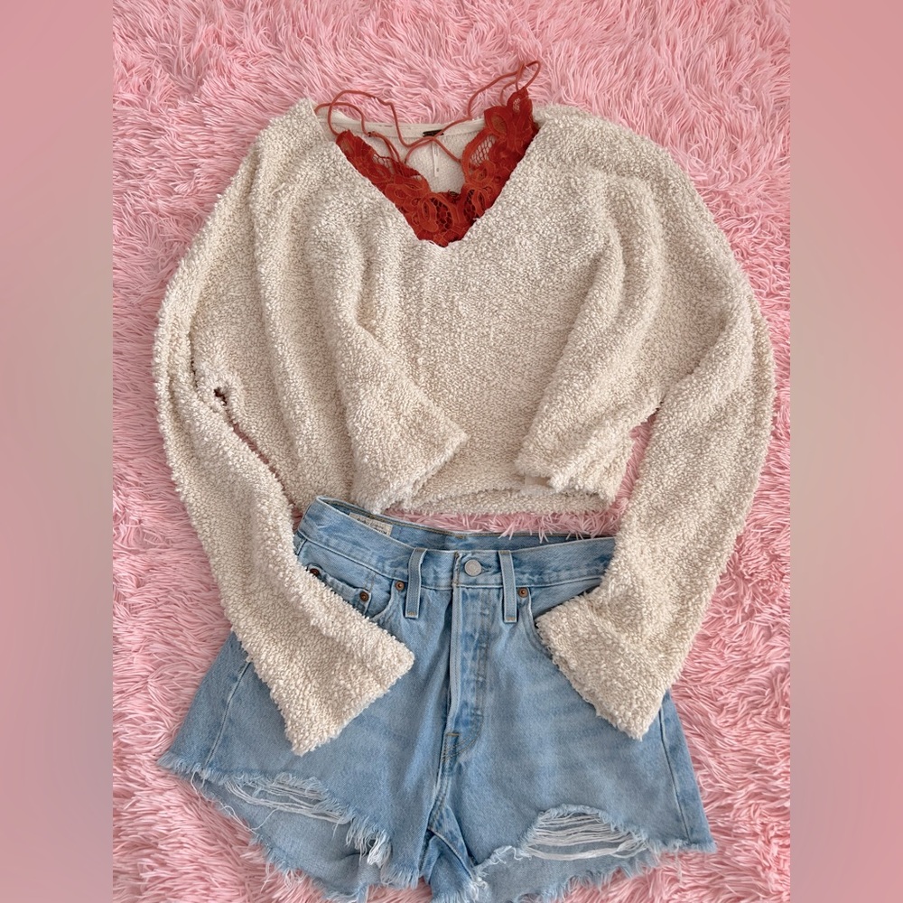 Free people cropped sweater